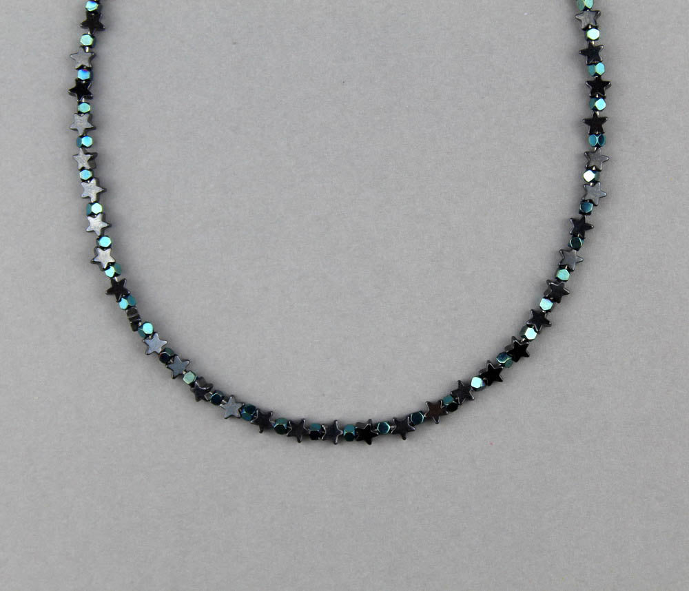 Autumn whispers - Hematite Beaded necklace
