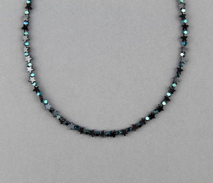 Autumn whispers - Hematite Beaded necklace