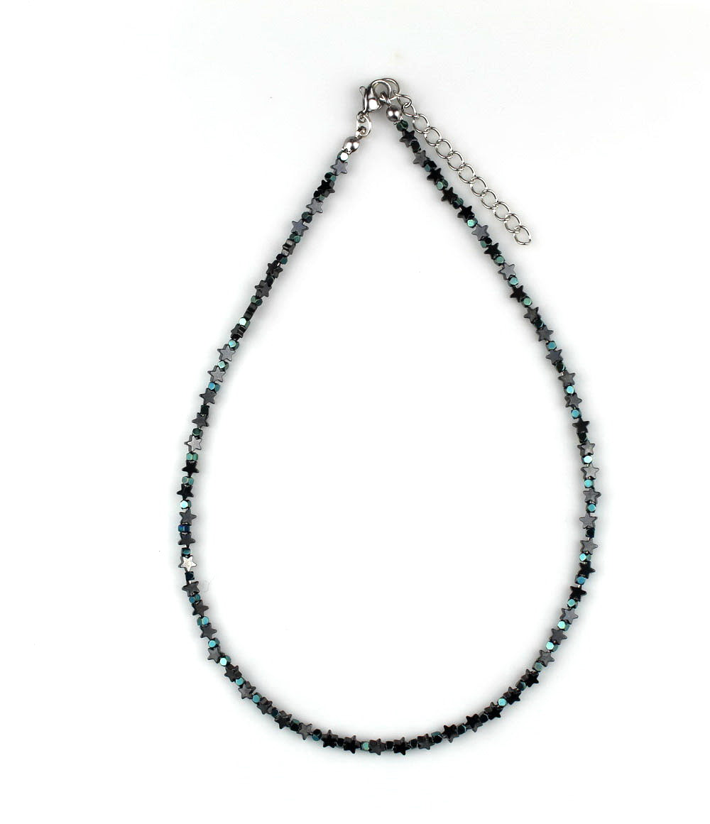 Autumn whispers - Hematite Beaded necklace