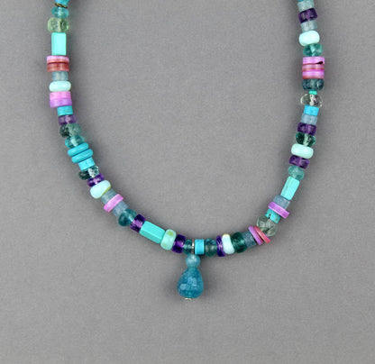 Thoughts of Serenity - Gemstone Sterling Silver Necklace