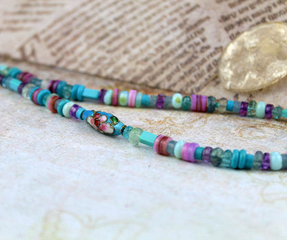 Thoughts of Serenity - Gemstone Sterling Silver Necklace