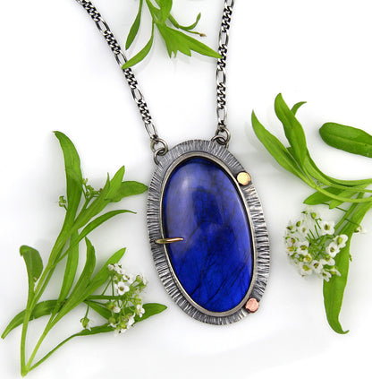 Flight of the Soul - Labradorite Sterling Silver Necklace