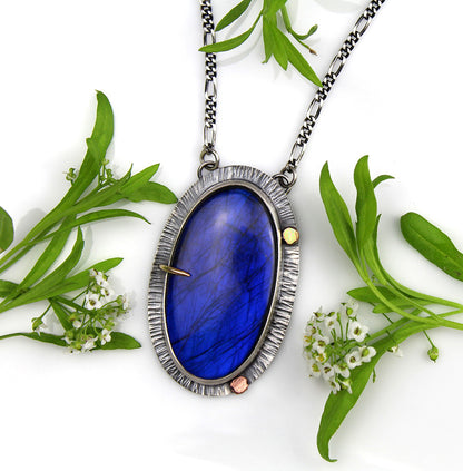 Flight of the Soul - Labradorite Sterling Silver Necklace