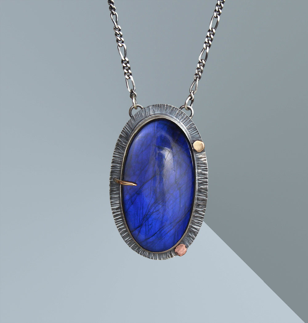 Flight of the Soul - Labradorite Sterling Silver Necklace