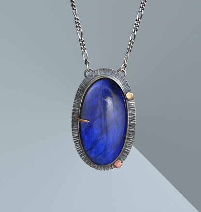 Flight of the Soul - Labradorite Sterling Silver Necklace