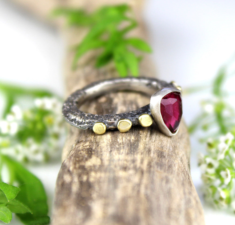 Inner Glow - Tourmaline Sterling Silver Ring