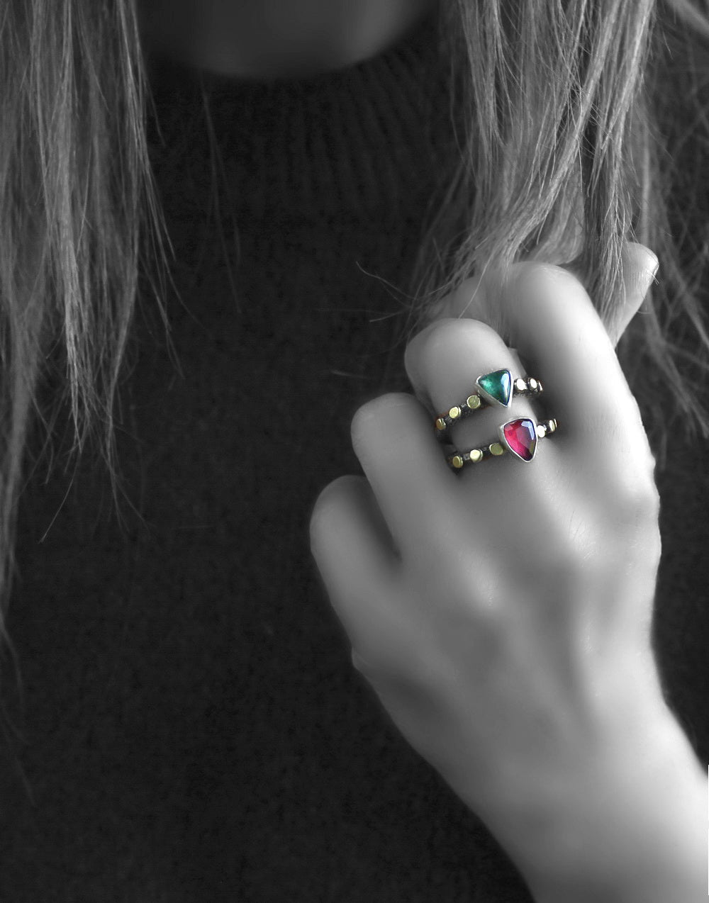 Inner Glow - Tourmaline Sterling Silver Ring