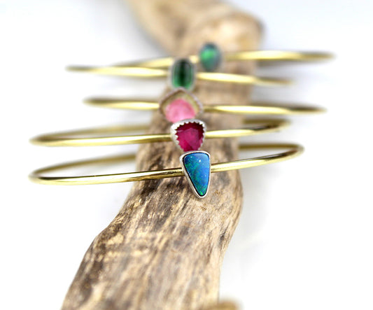 Time within the Cycle - Gemstone Bangles