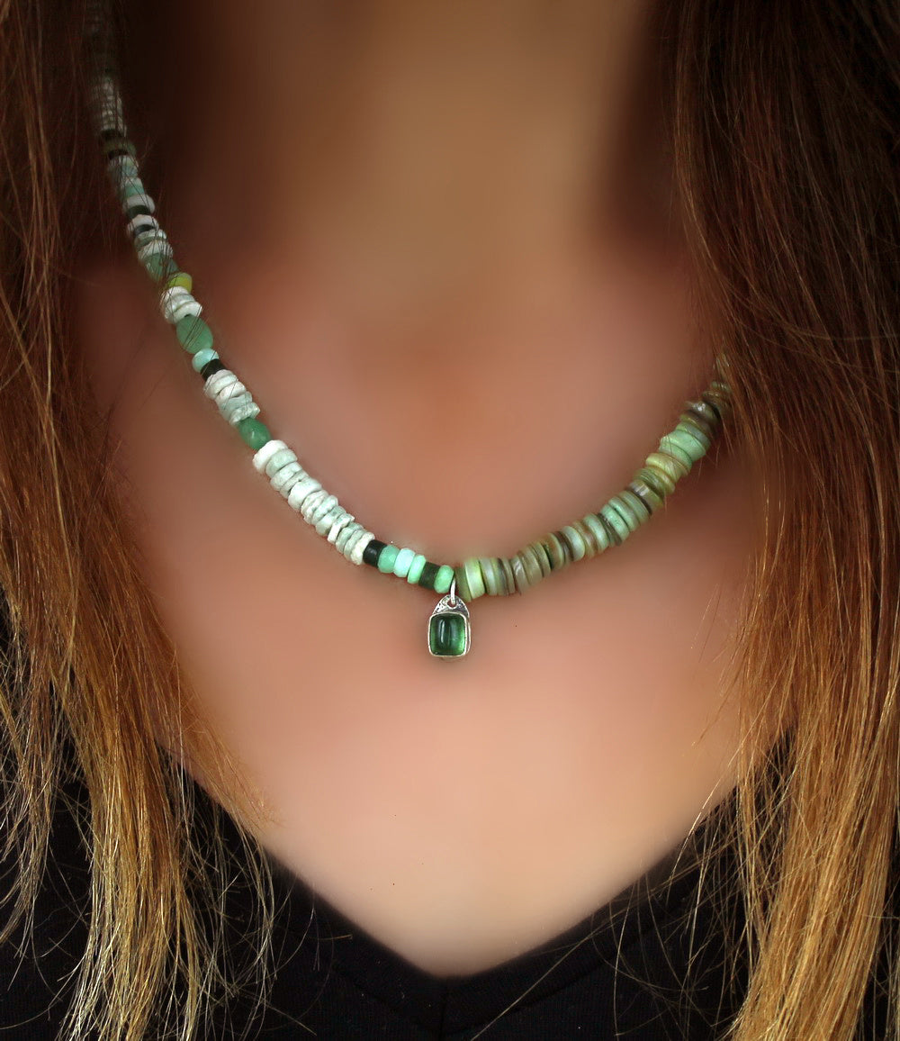 A New Universe - Tourmaline Beaded Necklace