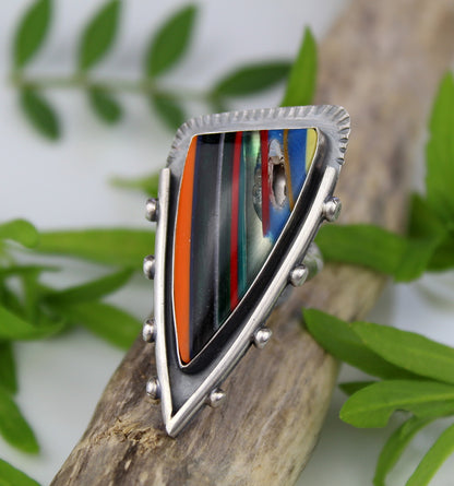 Touching the Heart - Surfite Sterling Silver Ring