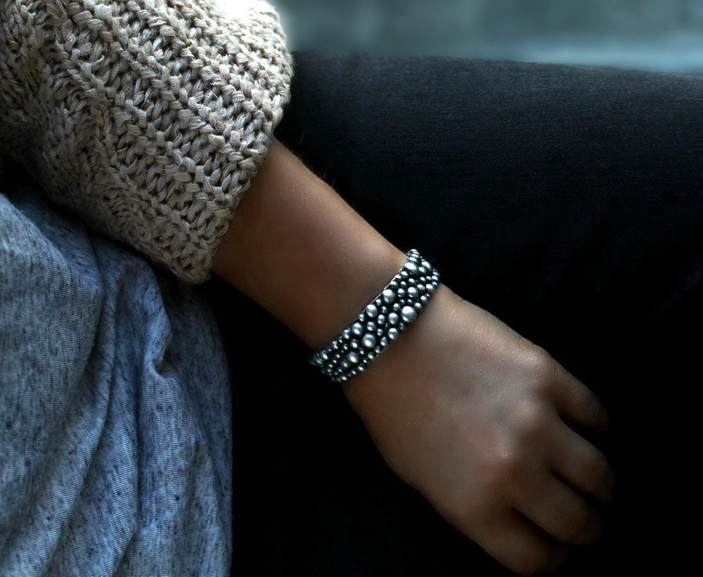 MADE TO ORDER :: Millions of Stars -  Sterling Silver Cuff