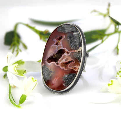 Fire Beneath the Ice - Marcasite Sterling Silver Ring