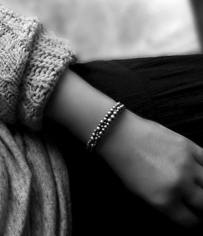 MADE TO ORDER :: Bubbles of Light - Sterling Silver Cuff