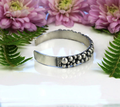 MADE TO ORDER :: Bubbles of Light - Sterling Silver Cuff