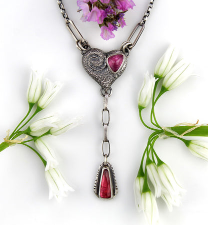 Delving Within - Tourmaline Sterling Silver Necklace