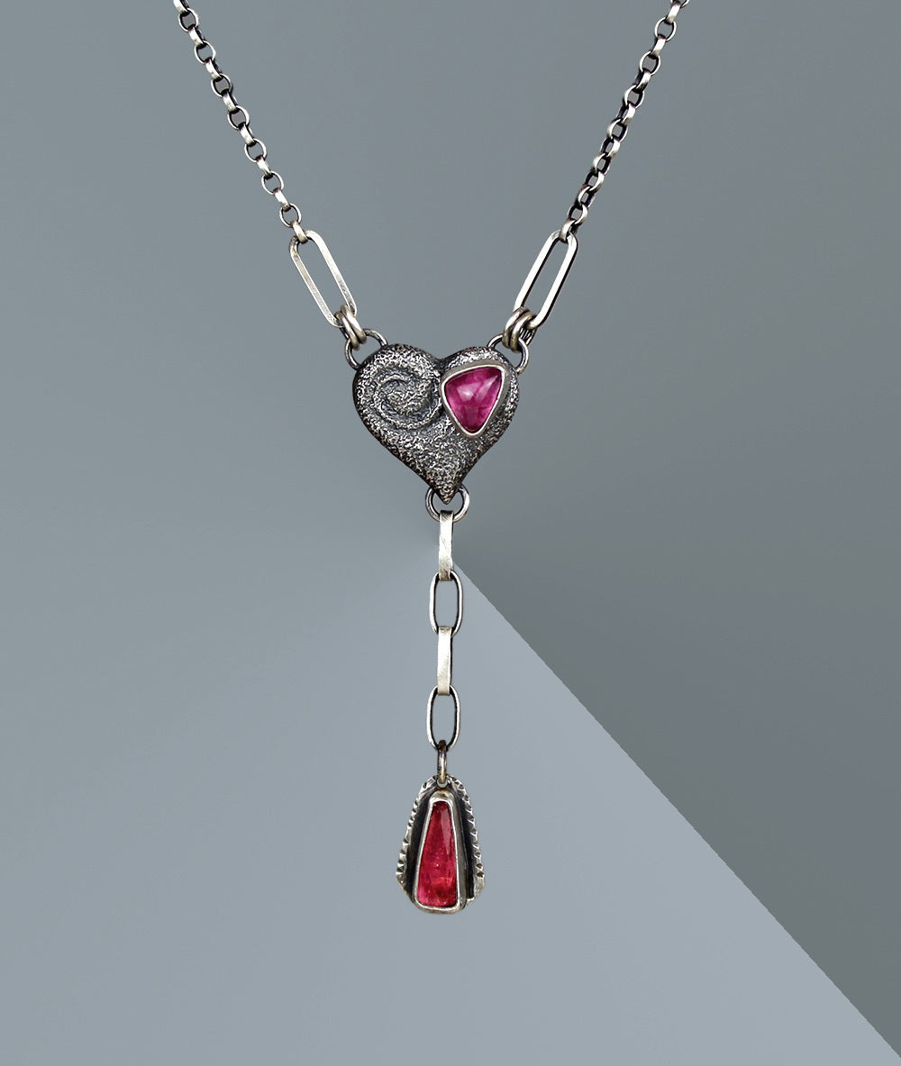 Delving Within - Tourmaline Sterling Silver Necklace