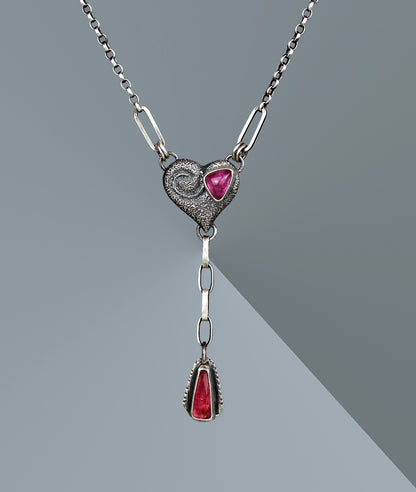 Delving Within - Tourmaline Sterling Silver Necklace