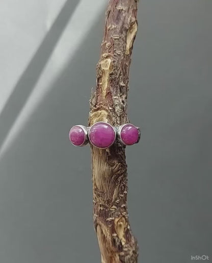 To Call in Magic - Sapphire Sterling Silver Ring