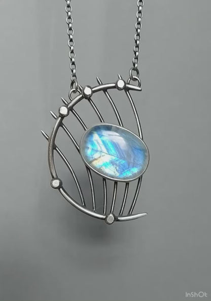 The Life Within - Moonstone Sterling Silver Necklace